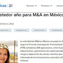 El prometedor ao para M&A en Mxico